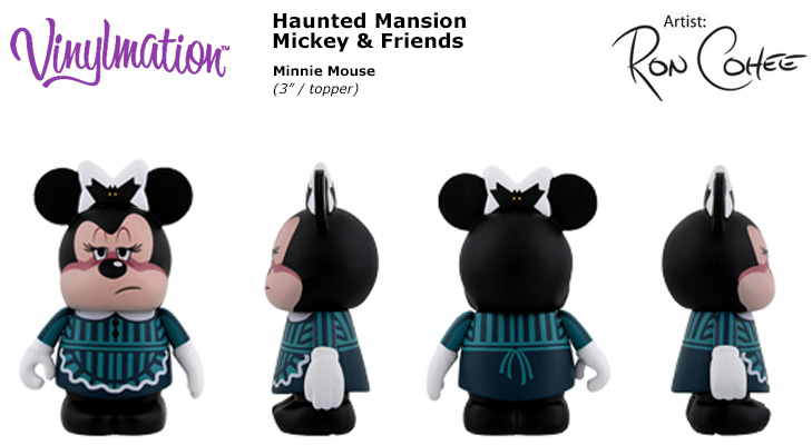 Disney Mickey /& Friends Haunted Mansion Vinylmation Mickey as Butler